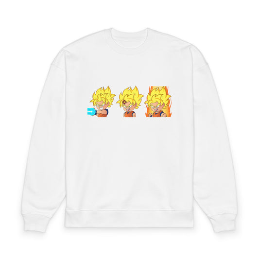 Anime-Inspired Super Saiyan Evolution Sweatshirt