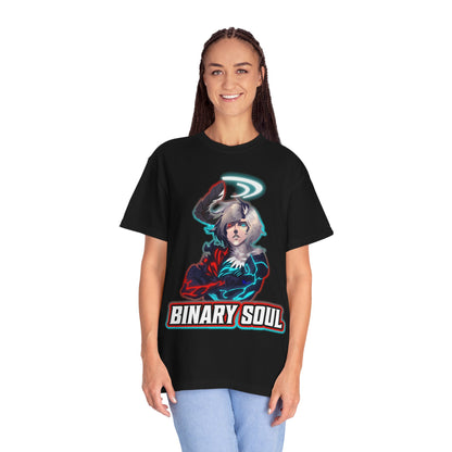 Binary Soul Graphic T-Shirt — Anime Duality Gamer Tee