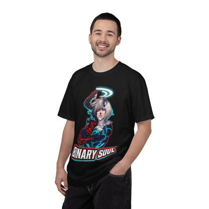 Binary Soul Graphic T-Shirt — Anime Duality Gamer Tee