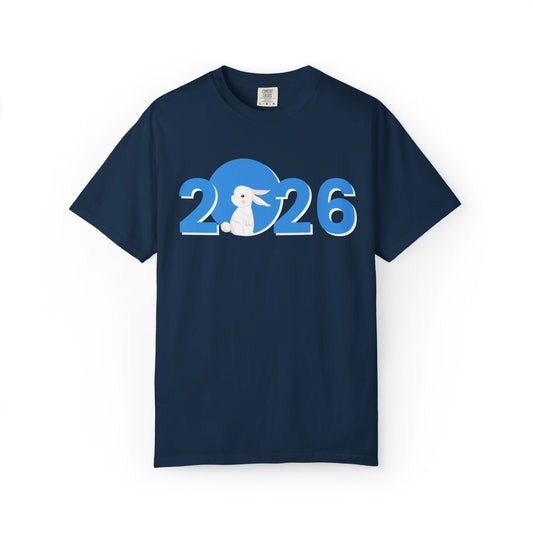 2026 Bunny Graphic T-Shirt — Cute Year of the Rabbit Tee