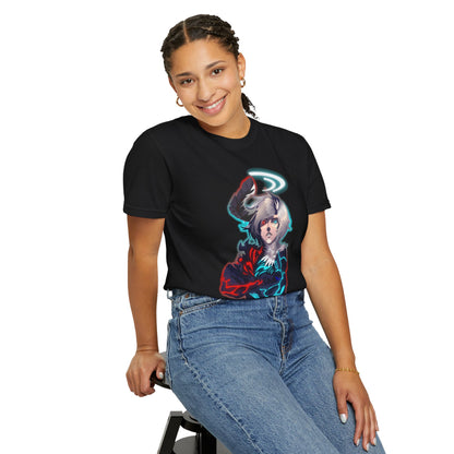 Binary Soul Graphic T-Shirt — Anime Duality Gamer Tee