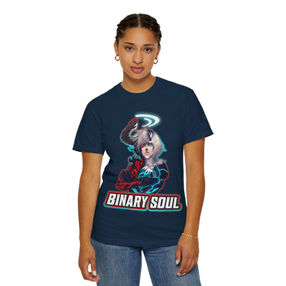 Binary Soul Graphic T-Shirt — Anime Duality Gamer Tee