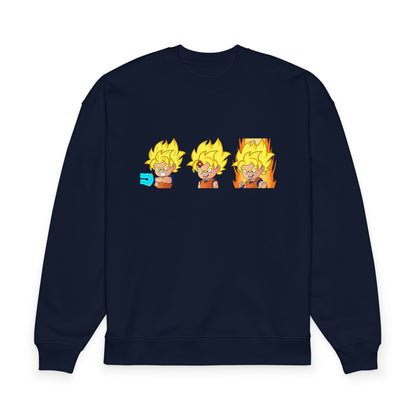 Anime-Inspired Super Saiyan Evolution Sweatshirt