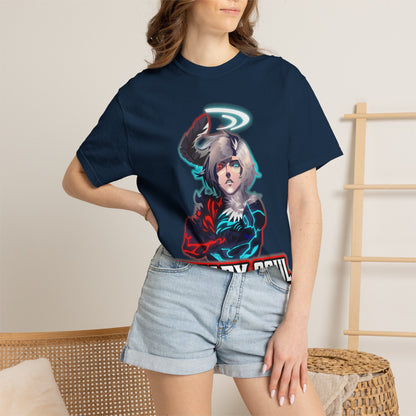 Binary Soul Graphic T-Shirt — Anime Duality Gamer Tee