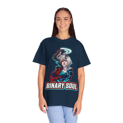 Binary Soul Graphic T-Shirt — Anime Duality Gamer Tee
