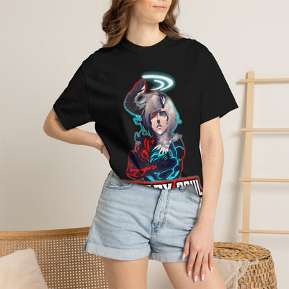 Binary Soul Graphic T-Shirt — Anime Duality Gamer Tee