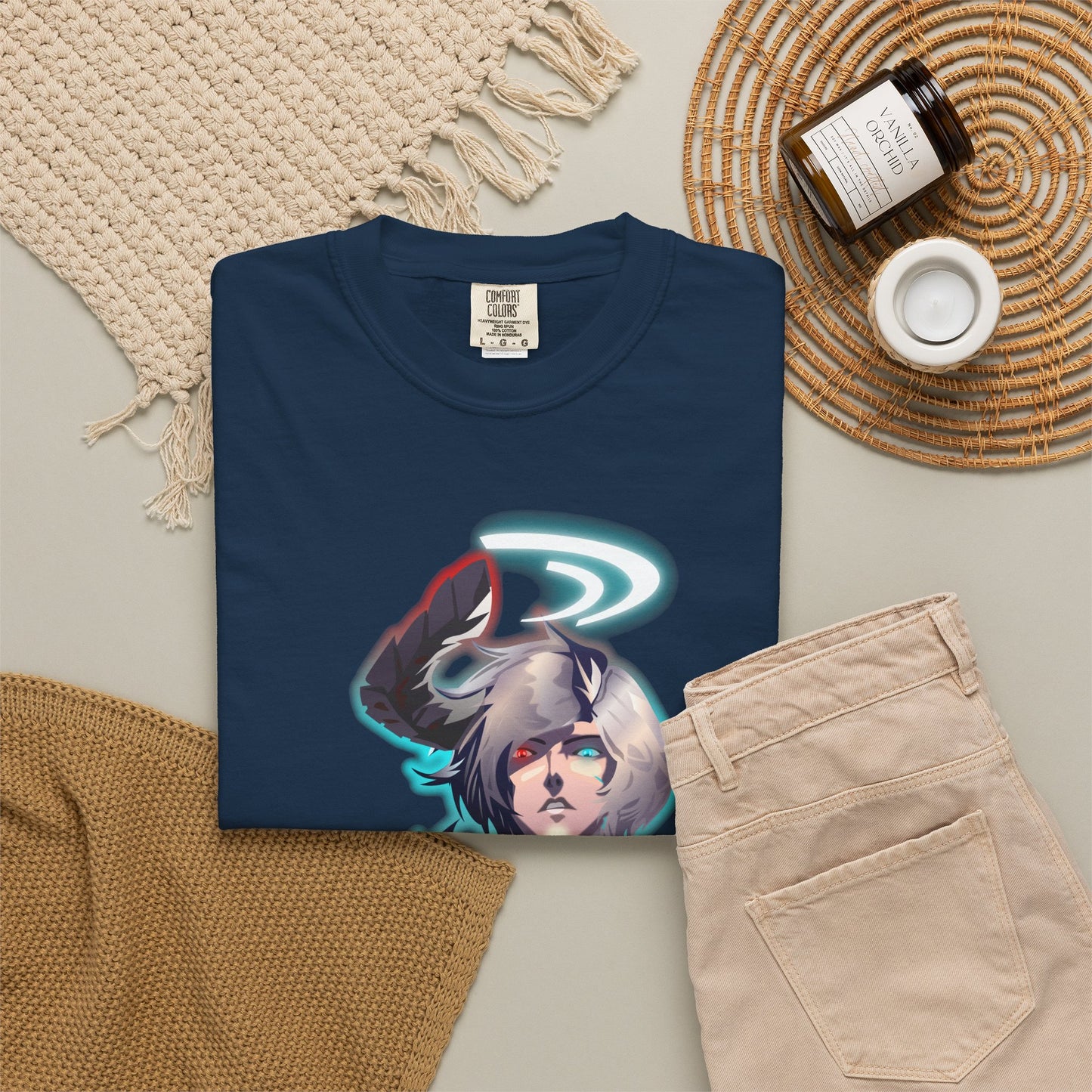 Binary Soul Graphic T-Shirt — Anime Duality Gamer Tee